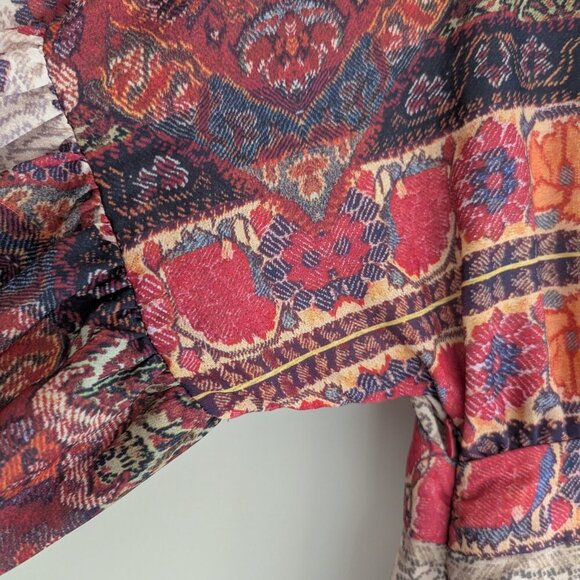 Zara Boho Print Maxi Dress - Picture 11 of 12